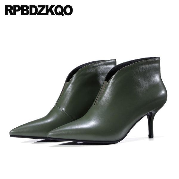 boots genuine leather ankle winter short autumn high heel pointed toe slip on black designer shoes women luxury 2021 stiletto
boots genuine leather ankle winter short autumn high heel pointed toe slip on black designer shoes women luxury 2021 stiletto