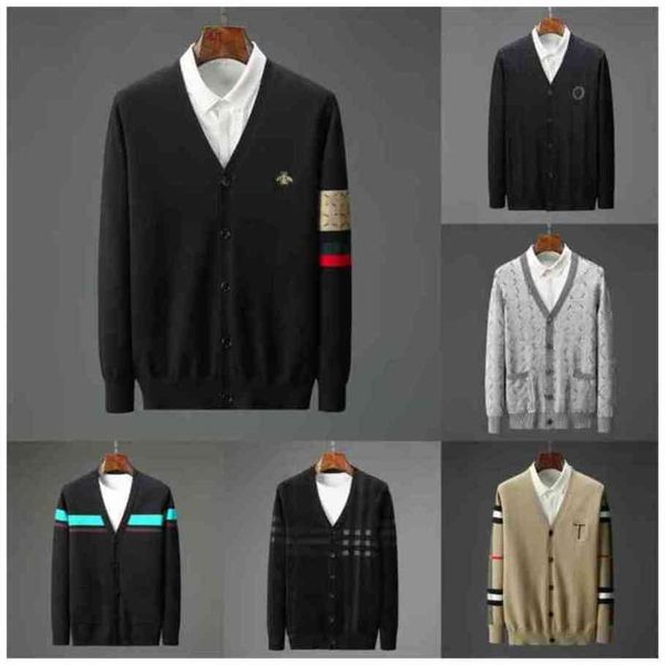 designer knit jacket sweater for men high-quality wool apparel casual v-neck jackets coat letter logo luxury brand embroidered bee sweatshir, White;black
designer knit jacket sweater for men high-quality wool apparel casual v-neck jackets coat letter logo luxury brand embroidered bee sweatshir, White;black