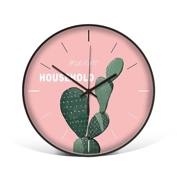 wall clocks creative pastoral style cactus home clock fashion minimalist plant 
wall clocks creative pastoral style cactus home clock fashion minimalist plant