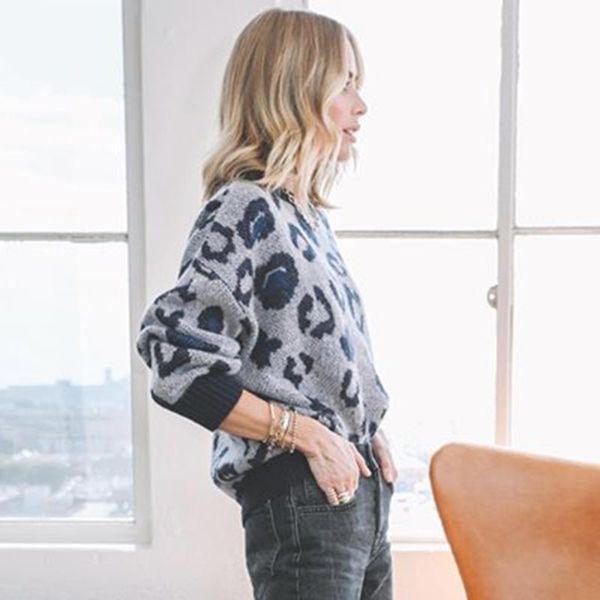 women's sweaters leopard graphic knitted sweater women autumn winter long sleeve round neck cotton chic 2021 casual vintage pullover, White;black
women's sweaters leopard graphic knitted sweater women autumn winter long sleeve round neck cotton chic 2021 casual vintage pullover, White;black