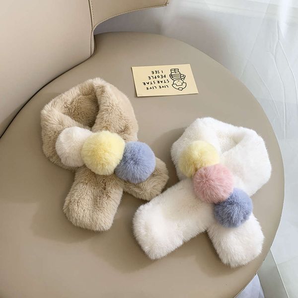 color matching ball imitation rabbit korean baby's autumn winter warm men's and women's scarf fashion cute neck cover, Red;brown
color matching ball imitation rabbit korean baby's autumn winter warm men's and women's scarf fashion cute neck cover, Red;brown