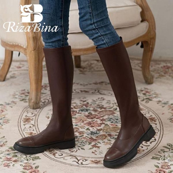 rizabina plus size 32-45 women knee boots fashion platform zipper high heel winter shoes woman long boot office lady footwear, Black
rizabina plus size 32-45 women knee boots fashion platform zipper high heel winter shoes woman long boot office lady footwear, Black