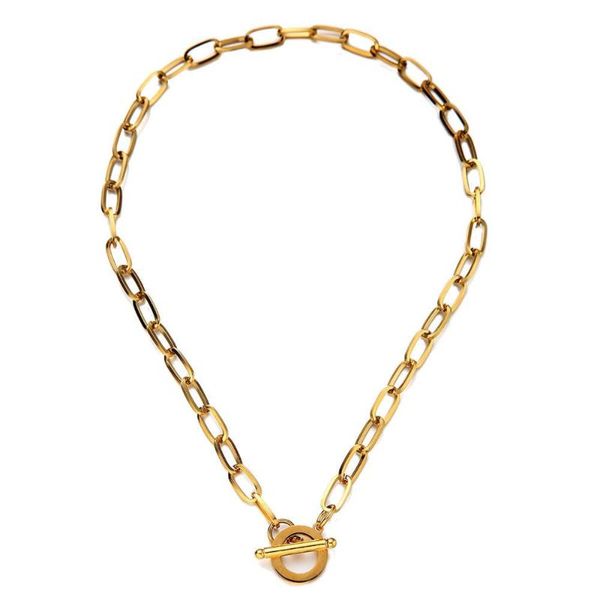 chains stainless steel toggle clasp choker necklaces for women chunky chain collares de moda boho jewelry collier, Silver
chains stainless steel toggle clasp choker necklaces for women chunky chain collares de moda boho jewelry collier, Silver