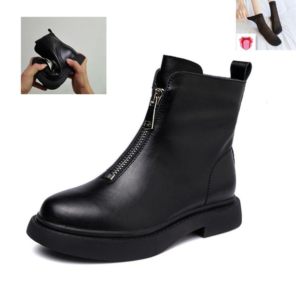 real learn short spring brain new round head black high-leather fashion rits women lairs
real learn short spring brain new round head black high-leather fashion rits women lairs