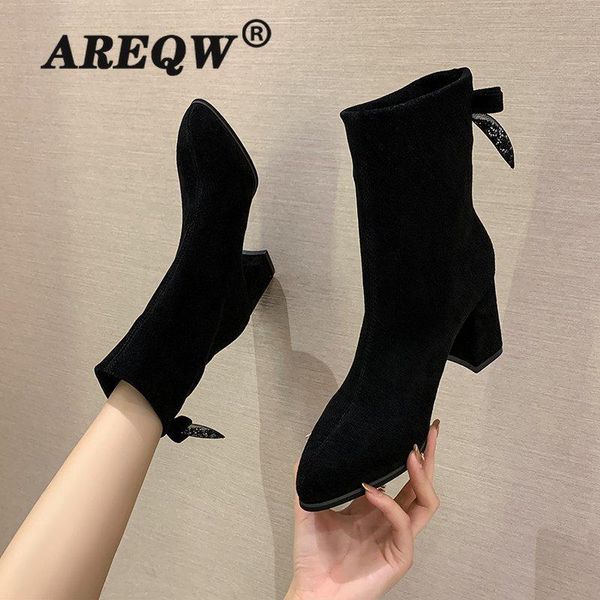 boots women suede leather high heel ladies casual autumn winter shoes qualiy pointed toe botines mujer, Black
boots women suede leather high heel ladies casual autumn winter shoes qualiy pointed toe botines mujer, Black