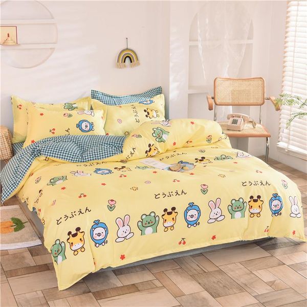 cute cartoon child bedclothes bedding set king full single family size quilt cover flat sheet pillow cases bed linens
cute cartoon child bedclothes bedding set king full single family size quilt cover flat sheet pillow cases bed linens