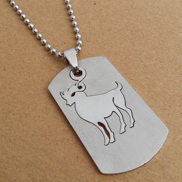 pendant necklaces stainless steel libra pisces aries taurus gemini cancer leo virgo detachable horoscope constellations dog tag, Silver
pendant necklaces stainless steel libra pisces aries taurus gemini cancer leo virgo detachable horoscope constellations dog tag, Silver