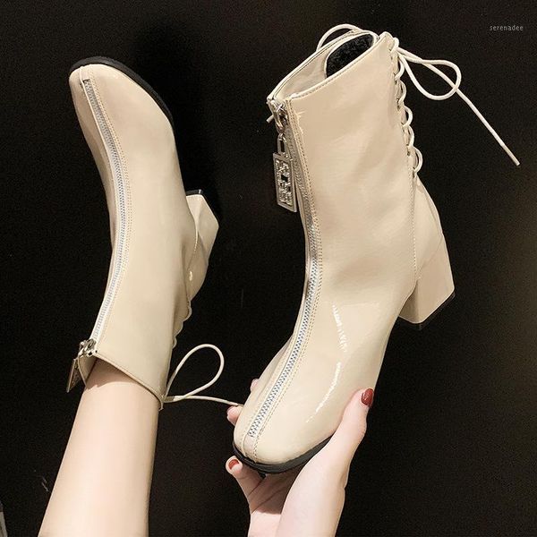 2019 new round toe ankle boots for women european style zip boots classic lace up female winter shoes woman s11-311, Black
2019 new round toe ankle boots for women european style zip boots classic lace up female winter shoes woman s11-311, Black