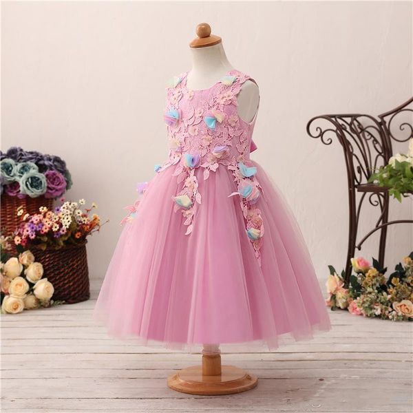 fashion lovely flower girl dresses o neck with lace flower a line tulle girl pageant dress kids formal wear wedding party dresses, White;blue
fashion lovely flower girl dresses o neck with lace flower a line tulle girl pageant dress kids formal wear wedding party dresses, White;blue