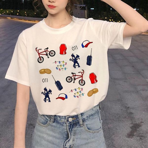 lus los stranger things t shirt eleven women casual tee shirts tshirt t-shirt female clothing harajuku funny movie shirt, White
lus los stranger things t shirt eleven women casual tee shirts tshirt t-shirt female clothing harajuku funny movie shirt, White