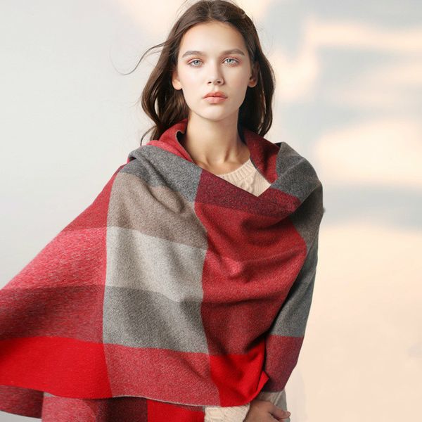 2020 women of cashmere plaid scarf warm winter shawl and bandana wrap long female tassel foulard new fashion thick blanket, Blue;gray
2020 women of cashmere plaid scarf warm winter shawl and bandana wrap long female tassel foulard new fashion thick blanket, Blue;gray