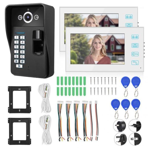 doorbell 7in wired video intercom doorbell 1 camera 2 lcd monitor with fingerprint password rfid 100-240v door bell waterproof1
doorbell 7in wired video intercom doorbell 1 camera 2 lcd monitor with fingerprint password rfid 100-240v door bell waterproof1