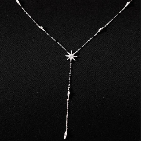 925 sterling silver necklace shiny and delicate multiple stars long clavicle chain birthday party gift ladies fashion jewelry
925 sterling silver necklace shiny and delicate multiple stars long clavicle chain birthday party gift ladies fashion jewelry