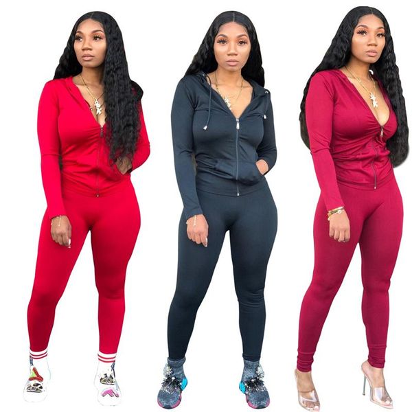 solid tracksuit women two piece set zipper hoodies sweatshirt and pants sports jogging suit women's sets streetwear outfits, Gray
solid tracksuit women two piece set zipper hoodies sweatshirt and pants sports jogging suit women's sets streetwear outfits, Gray