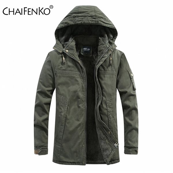 chaifenko brand winter fleece warm parkas men new fashion casual hooded outdoor jacket men thick windproof windbreaker coat men 201217, Black
chaifenko brand winter fleece warm parkas men new fashion casual hooded outdoor jacket men thick windproof windbreaker coat men 201217, Black