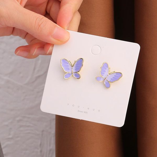 2021 new fashion trend butterfly jewelry all-match purple bow earrings female girlfriends, Golden;silver
2021 new fashion trend butterfly jewelry all-match purple bow earrings female girlfriends, Golden;silver