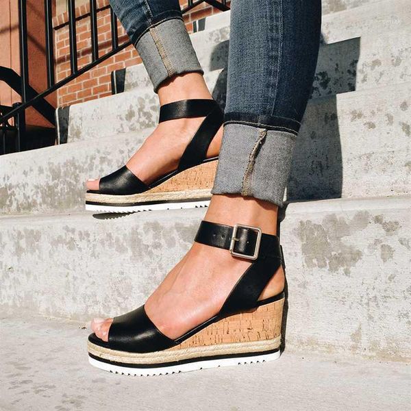 sandals 2021 retro womens fashion open toe ankle platform wedges shoes roman character plus size 35 43 drop1, Black
sandals 2021 retro womens fashion open toe ankle platform wedges shoes roman character plus size 35 43 drop1, Black