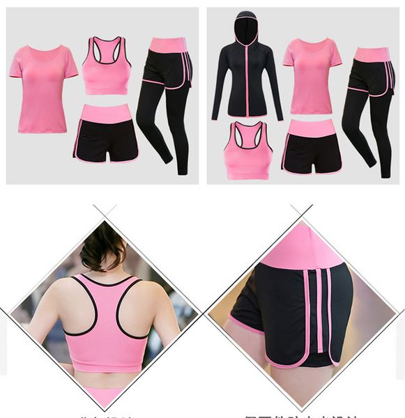 womens seamless yoga suit sportswear fitness sport for women gym running set 4 piece costume for yoga sports 5 piece sets, Black;red
womens seamless yoga suit sportswear fitness sport for women gym running set 4 piece costume for yoga sports 5 piece sets, Black;red