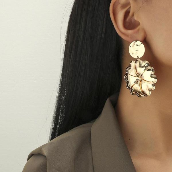 punk exaggerated metal sheets flower geometric drop earrings statement vintage twisted dangle earrings for women jewelry, Silver
punk exaggerated metal sheets flower geometric drop earrings statement vintage twisted dangle earrings for women jewelry, Silver