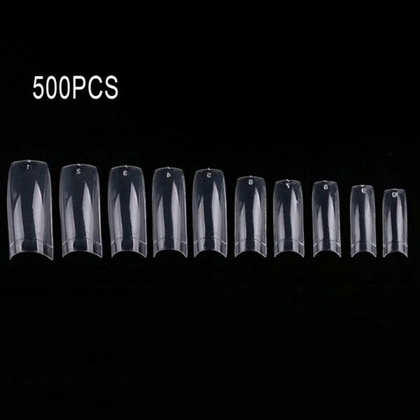 500 pcs natural transparent white professional french false nails acrylic uv gel half nail art tips tools set, Black
500 pcs natural transparent white professional french false nails acrylic uv gel half nail art tips tools set, Black