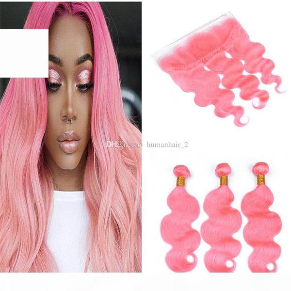 pink lace frontal with bundles rose gold pink body wave malaysian human hair weaves with full frontal lace closure tangle free, Black;brown
pink lace frontal with bundles rose gold pink body wave malaysian human hair weaves with full frontal lace closure tangle free, Black;brown