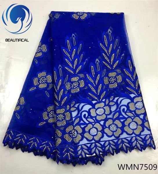 ribbon beautifical nigerian french lace fabric blue polyester with beads latest 5yards for wedding wmn751, Pink;blue
ribbon beautifical nigerian french lace fabric blue polyester with beads latest 5yards for wedding wmn751, Pink;blue