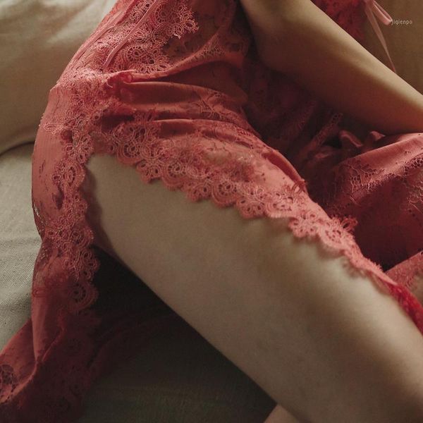 women's sleepwear kawaii pajamas lace hollow-out temptation backless strap nightdress with panty sets women pijamas lounge wear set1, Black;red
women's sleepwear kawaii pajamas lace hollow-out temptation backless strap nightdress with panty sets women pijamas lounge wear set1, Black;red