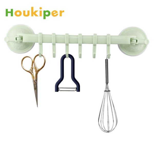 houkiper suction wall hanging stand hook supper power vacuum sucker suction hooks with six adjustable hooks for kitchen bathroom
houkiper suction wall hanging stand hook supper power vacuum sucker suction hooks with six adjustable hooks for kitchen bathroom