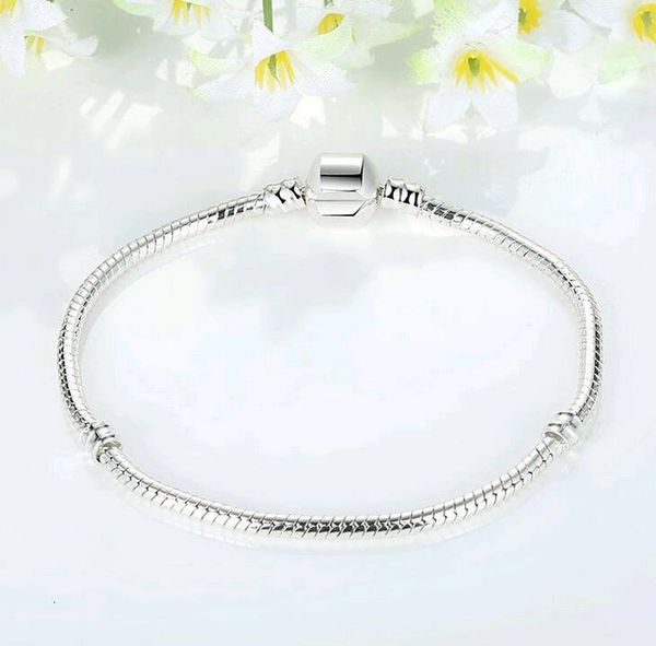 for silver snake chain bracelet 925 pandora sterling clasp charm bead bangle bracelets mix size 17cm-21cm wholesale, Black
for silver snake chain bracelet 925 pandora sterling clasp charm bead bangle bracelets mix size 17cm-21cm wholesale, Black