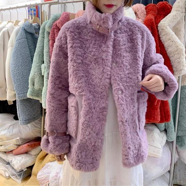 bottle wool brush fur fur coat qiu dong han edition fuzzy integrated small button thickening coat female fresh ribbon, Black
bottle wool brush fur fur coat qiu dong han edition fuzzy integrated small button thickening coat female fresh ribbon, Black
