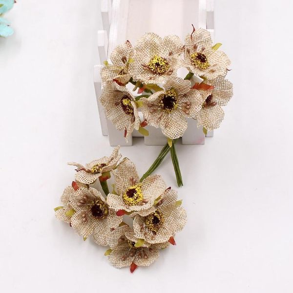 6pcs/lot artificial flower bouquet linen cherry flower for wedding home decoration diy wreath scrapbook gift box handmad jllrga
6pcs/lot artificial flower bouquet linen cherry flower for wedding home decoration diy wreath scrapbook gift box handmad jllrga