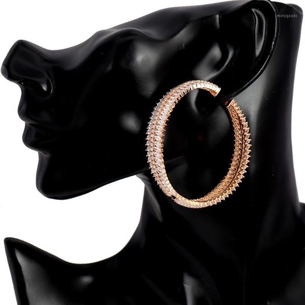 hoop & huggie bride talk full micro paved cubic zircon crystal big size oval round earrings fashion jewelry for women party daily life1, Golden;silver
hoop & huggie bride talk full micro paved cubic zircon crystal big size oval round earrings fashion jewelry for women party daily life1, Golden;silver