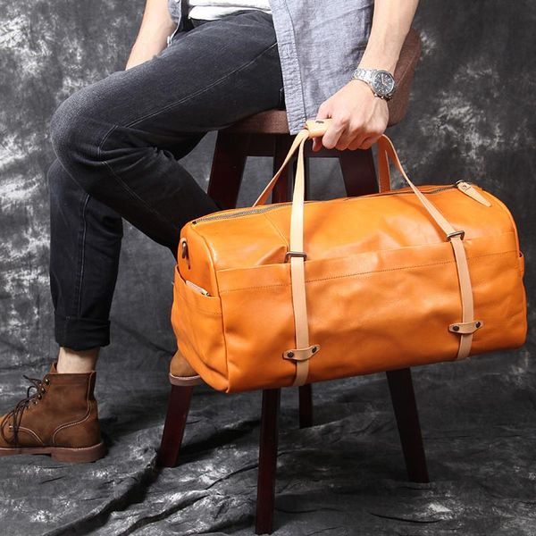 duffel bags men's retro simple genuine leather travel bag first layer cowhide large capacity daily business handbag
duffel bags men's retro simple genuine leather travel bag first layer cowhide large capacity daily business handbag