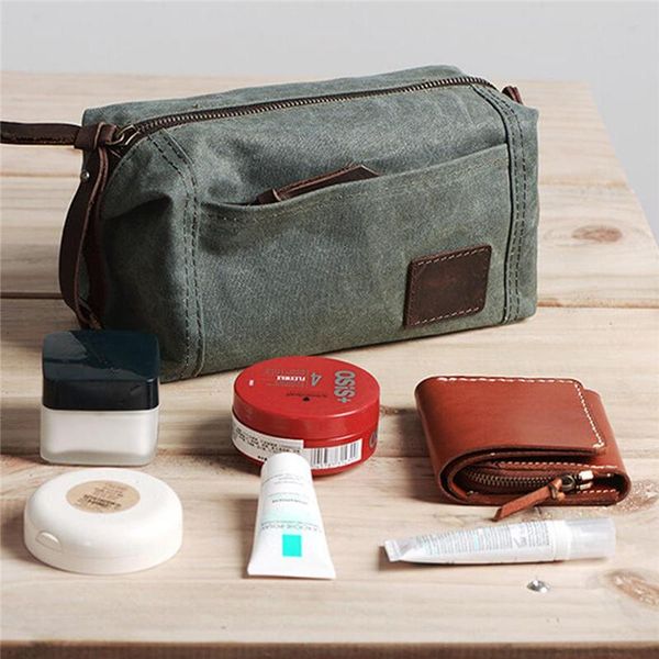 waxed canvas toiletry bag men personalised cosmetic bag organizer travel shaver storage
waxed canvas toiletry bag men personalised cosmetic bag organizer travel shaver storage