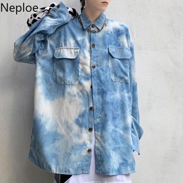 neploe vintage tie dye corduroy cargo blouse 2020 autumn bf style women men shirts causal long sleeve blusas mujer de moda 4d787, White
neploe vintage tie dye corduroy cargo blouse 2020 autumn bf style women men shirts causal long sleeve blusas mujer de moda 4d787, White