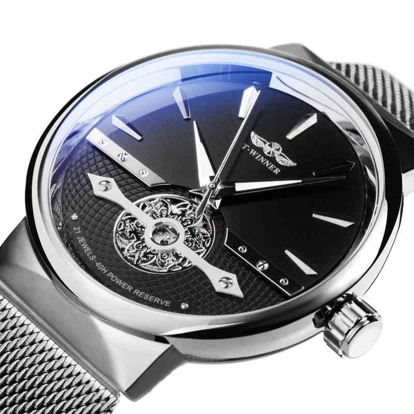 winner silver tourbillon automatic mechanical watch for men carved movement luminous hands luxury mesh stainless steel strap new, Slivery;brown
winner silver tourbillon automatic mechanical watch for men carved movement luminous hands luxury mesh stainless steel strap new, Slivery;brown