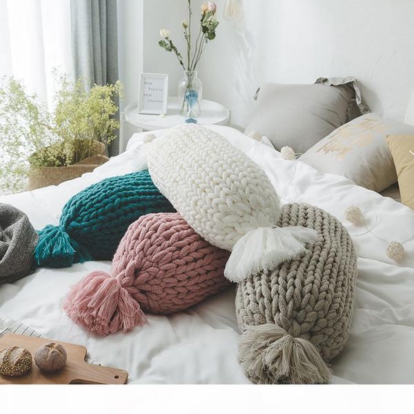 luxury chunky giant yarn throw pillows for couch bed solid thick handmade knitted decorative cushions for living bedding room
luxury chunky giant yarn throw pillows for couch bed solid thick handmade knitted decorative cushions for living bedding room