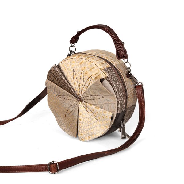 woman genuine leather handbags small round crossbody/ shoulder bag circular floral ladies purses designer retro mobile phone bag
woman genuine leather handbags small round crossbody/ shoulder bag circular floral ladies purses designer retro mobile phone bag