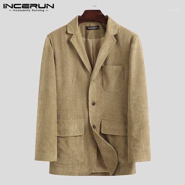 men's suits & blazers men corduroy solid lapel long sleeve vintage business casual suit multi pockets jackets elegant blazer coats ince, White;black
men's suits & blazers men corduroy solid lapel long sleeve vintage business casual suit multi pockets jackets elegant blazer coats ince, White;black