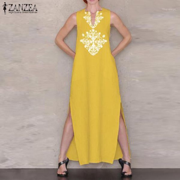 2019 zanzea women bohemian summer dress floral print beach sundress sleeveless split hem sarafans femme kaftan vestido plus size1, Black;gray
2019 zanzea women bohemian summer dress floral print beach sundress sleeveless split hem sarafans femme kaftan vestido plus size1, Black;gray