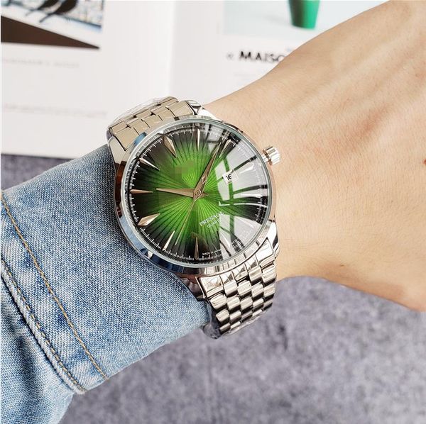 merry christmas to you2020 a+ imported movement fashion men's business trend stainless steel strap quartz watch, Slivery;brown
merry christmas to you2020 a+ imported movement fashion men's business trend stainless steel strap quartz watch, Slivery;brown