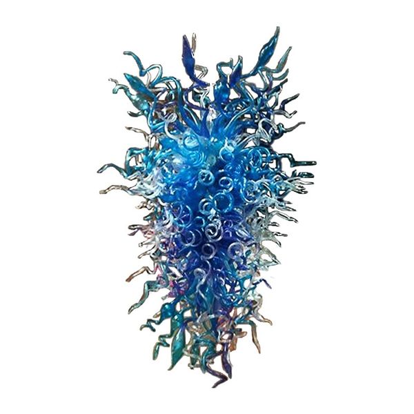 high size hand blown glass chandelier blue art glass pendant lights for indoor bedroom home decoration
high size hand blown glass chandelier blue art glass pendant lights for indoor bedroom home decoration