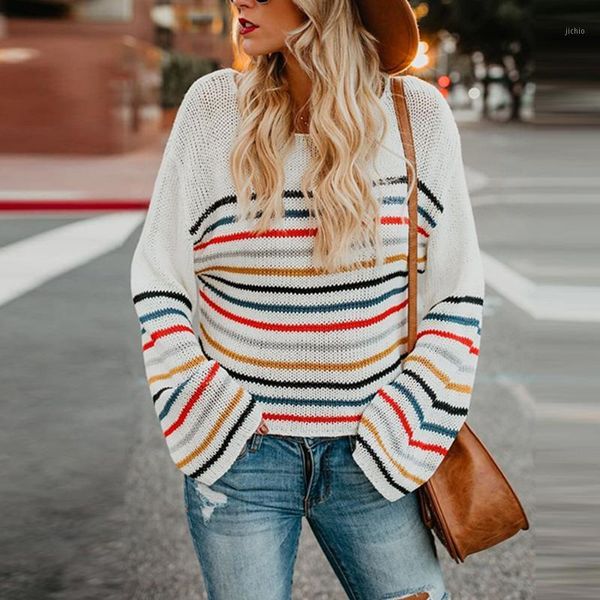 cwfmzq loose autumn sweater women 2020 korean vintage knitted sweaters oversized lantern sleeve female pullovers striped 1, White;black
cwfmzq loose autumn sweater women 2020 korean vintage knitted sweaters oversized lantern sleeve female pullovers striped 1, White;black