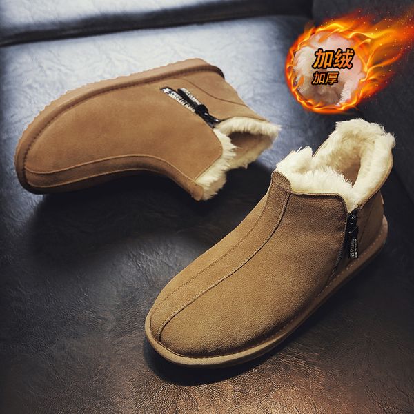 winter 2020 new sleeve side zipper snow boots trend ins outdoor lightweight plush thermal cold adhesive men's shoes c1212, Black;white
winter 2020 new sleeve side zipper snow boots trend ins outdoor lightweight plush thermal cold adhesive men's shoes c1212, Black;white