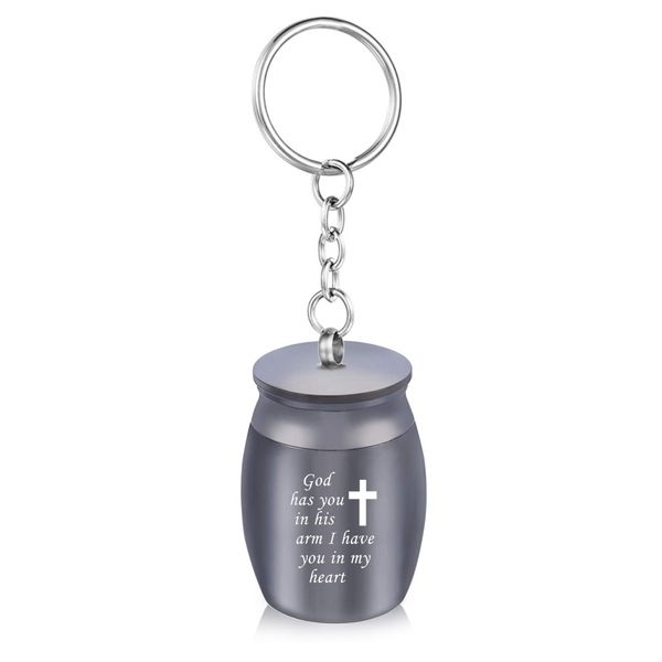 30x40mm aluminum alloy necklace cremation urns for pet human ashes cross memorial urn ashes keepsake keychain with fill kit, Silver
30x40mm aluminum alloy necklace cremation urns for pet human ashes cross memorial urn ashes keepsake keychain with fill kit, Silver