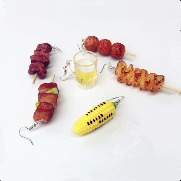 Creative Beer Barbecue Asymmetrical Dangle Earrings Resin Summer Vacation Beach Earrings for Woman Unique Jewelry Gift1, Silver
Creative Beer Barbecue Asymmetrical Dangle Earrings Resin Summer Vacation Beach Earrings for Woman Unique Jewelry Gift1, Silver