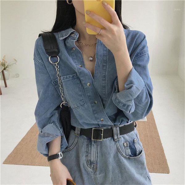 alien kitty 2020 korean chic retro loose denim coat cardigans casual full sleeves slim cowboy stylish coats1, Black;brown
alien kitty 2020 korean chic retro loose denim coat cardigans casual full sleeves slim cowboy stylish coats1, Black;brown