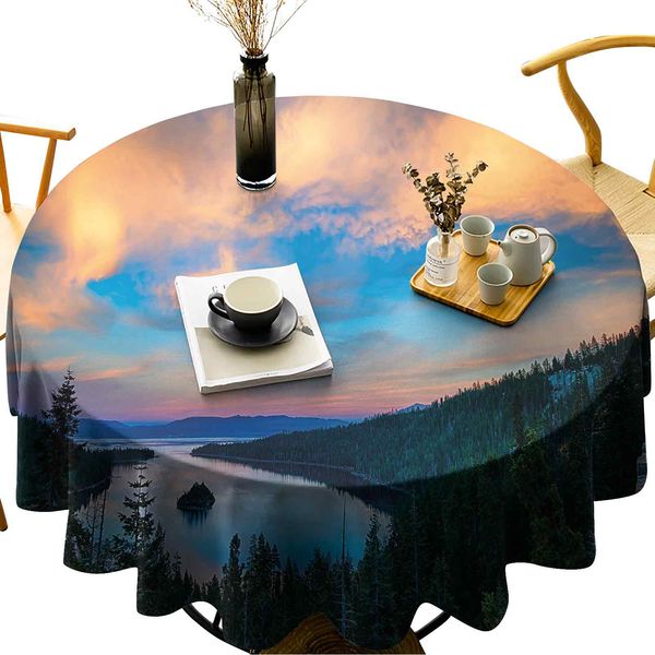 round table cover spillproof tablecloth high angle view of californian freshwater lake tranquil scene sundown
round table cover spillproof tablecloth high angle view of californian freshwater lake tranquil scene sundown