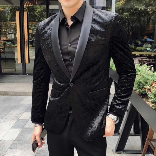 new 2020 luxury velvet men blazer business dress stage blazer formal wedding blazers casual slim fit suit coat jacket 5xl1, White;black
new 2020 luxury velvet men blazer business dress stage blazer formal wedding blazers casual slim fit suit coat jacket 5xl1, White;black
