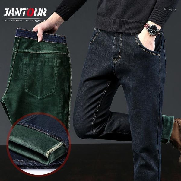 jantour brand winter jeans men cotton thick fleece loose straight warm elastic denim black pants mens big size 28-401, Blue
jantour brand winter jeans men cotton thick fleece loose straight warm elastic denim black pants mens big size 28-401, Blue